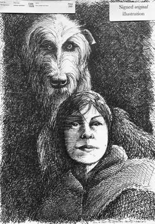 'Llewelyn and Gelert 3'
From 'The Dog Hunters'.
$NZ200 (approx $US133, £102, €112)